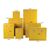 RS PRO Stahl Schränke für gefährliche Substanzen Gelb, 2 Türen, verschließbar, Regal/e, 1830mm x 915mm x 459mm