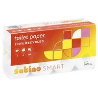 Toilettenpapier WEPA smart Kleinrollen weiß (64 Rollen) Ideal für den wirtschaftlichen Verbraucher 8 x 8 Rollen