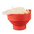 Relaxdays Popcorn Maker Silikon für Mikrowelle, zusammenfaltbarer Popcorn Popper, Zubereitung ohne Öl, versch. Farben