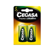 PACK 2 PILAS CEGASA SUPER ALCALINA C LR14