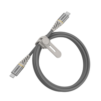 OtterBox Premium Cable USB C-C 1 m USB-PD Silber - Schnellladekabel