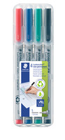 Lumocolor® non-permanent pen 311 Non-permanent Universalstift S STAEDTLER Box mit 4 sortierten Farben