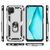 NALIA Ring Cover compatible with Huawei P40 Lite Case, Shockproof Kickstand Mobile Skin with 360° Rotating Finger Holder, Protective Hardcase & Silicone Bumper, for Magnetic Car...