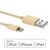 NALIA 1m (3.2ft) to USB Cable, Nylon Braided Sync Data Cable MFi Certified Phone Charging Cable compatible with Apple iPhone X XS-Max XR/ 8 8-Plus, 7-Plus , 6-s, 5 SE, iPad – Gold
