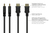 Anschlusskabel DisplayPort 1.2 an HDMI 1.4b, 4K @30Hz, vergoldete Kontakte, CU, schwarz, 3m, Good Co