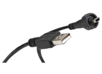 USB 2.0 Adapterleitung, USB Stecker Typ A auf Mini-USB Stecker Typ B, 5 m, schwa