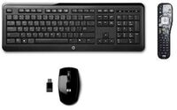 Kit KBD Opal2 RF w RCM Win8 FR 697349-051, Standard, Wireless, RF Wireless, AZERTY, Black, Mouse included Tastaturen