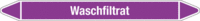 Rohrmarkierer ohne Gefahrenpiktogramm - Waschfiltrat, Violett, 3.7 x 35.5 cm