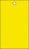 Anhänger - Gelb, 8.4 x 5 cm, Spinnvlies, Mit Befestigungsloch, Industrie, Hoch