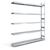 Wide span boltless shelving unit, zinc plated