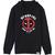 SUDADERA CON CAPUCHA COTTON BRUSHED DEADPOOL BLACK