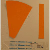 Einsteckkarten für 20mm Einsteckschiene 40x17mm VE=170 Stück orange