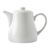 Olympia Whiteware Teapots - Vitrified Body Dishwasher Safe 795ml Pack of 4