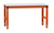 ESD-Arbeitstisch MULTIPLAN Standard Grundtisch mit Kautschukplatte, BxTxH = 1250 x 600 x 760-870 mm | LMK3023.2001