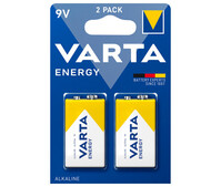Batterie 9V E-Block (6LR61) *Varta* Energy - 2-Pack