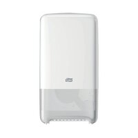 Tork T6 Twin Mid-Size Toilet Roll Dispenser White 557500