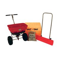 Winter Car Park Kit ( 200 litre grit bin, snow plough snow pusher) 385077