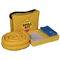 Shoulder bag spill kit for chemical spill