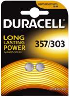 Knopfzellen-Batterie 357/303 2ST silber DURACELL DUR013858