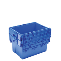 SPARTEX ALC302019BU ATTACHED LID CONTAINER - 300 X 200 X 190 - BLUE 30