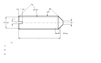 DIN 553 ISO 7434 Stelschroef met zaaggleuf en punt - din 553 stels zs punt a2 m10x16