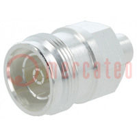 Connector: 4.3-10; female; for cable; straight; plug; 50Ω; IP67