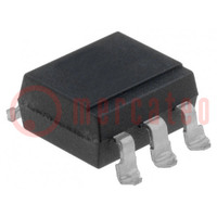 Relay: solid state; SPST-NO; Icntrl max: 50mA; 125mA; 22Ω; SMD6