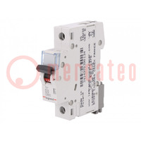 Circuit breaker; 230VAC; Inom: 3A; Poles: 1; for DIN rail mounting