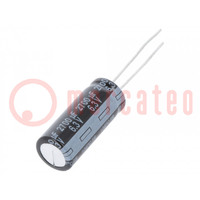 Kondensator: elektrolityczny; low ESR; THT; 270uF; 63VDC; Ø10x25mm