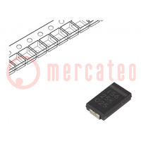 Condensator: polymeer; low ESR; 15uF; 25VDC; V; 2917; ESR: 40mΩ; SMD