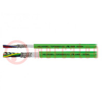 Wire: servo drive; TOPGEBER 512; 9x0.5mm2; green; stranded; PUR