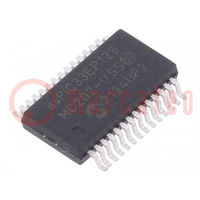 IC: microcontroller dsPIC; 128kB; 16kBSRAM; SSOP28; DSPIC; 0,65mm