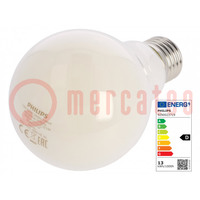LED lámpa; fehér semleges; E27; 230VAC; 2000lm; P: 13W; 4000K