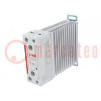 Relay: solid state; Ucntrl: 4÷32VDC; 20A; 24÷660VAC; -30÷80°C; IP20