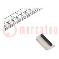 Connector: FFC/FPC; horizontaal; PIN: 10; SMT; FBH1; 50V; 500mA