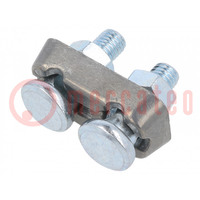 Screw terminal; ways: 1; 50mm2; screw terminal; for cable