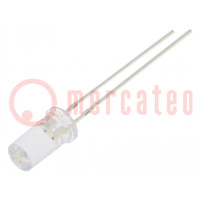 LED; 5mm; red/yellow; 50°; Front: flat; 2.1÷2.6/2.9÷3.4V; -30÷85°C