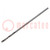 Drill bit; for metal; Ø: 1mm; Features: hardened