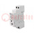 Relay: installation; with dimmer; for DIN rail mounting; IP20