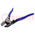 Pliers; cutting; blackened tool,PVC coated handles; 230mm