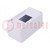 Enclosure: for modular components; IP30; white; No.of mod: 3; ABS