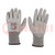 Beschermende handschoenen; Afmeting: 10; grijs; composiet vezel