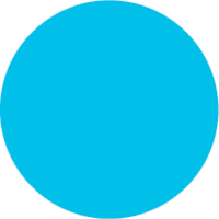 Folienetiketten - Hellblau, 3.8 cm, Polyethylen, Selbstklebend, Rund, Seton
