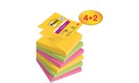 Post-it Haftnotizen Super Sticky Z-Notes, 76 x 76 mm, 4+2 (9000763)