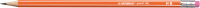 Sechskant-Schulbleistift mit Radierer STABILO® pencil 160, HB, orange