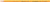 Dreikant-Buntstift STABILO® Trio®, dick. Stärke der Mine: 4,2 mm, Bezeichnung der Härte: -, Schreibfarbe der Mine: gelborange. Farbe des Schaftes: in Malfarbe mit weißen Streife...