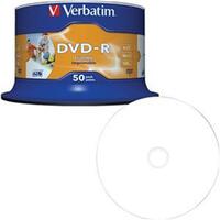 DVD-R 4,7 VERBATIM GB 16X PRINTABLE TARRINA 50