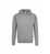 Hakro Kapuzen-Sweatshirt Bio-Baumwolle #560 Gr. 4XL grau meliert