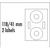 Logo etykiety na CD 118/41mm, A4, matowe, białe, 2 etykiety, 2 płyty, 140g/m2, pakowane po 25 szt., do drukarek atramentowych i la