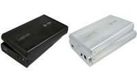 LogiLink 3,5" SATA Festplatten-Gehäuse, USB 3.0, silber (11111780)